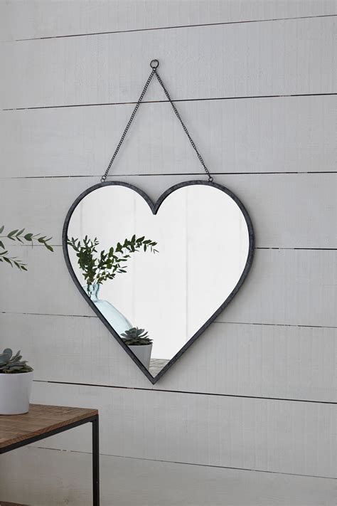 heart shaped mirror with lights|hanging heart shaped mirrors.